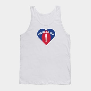 Heart Shaped Buffalo Bills Tank Top